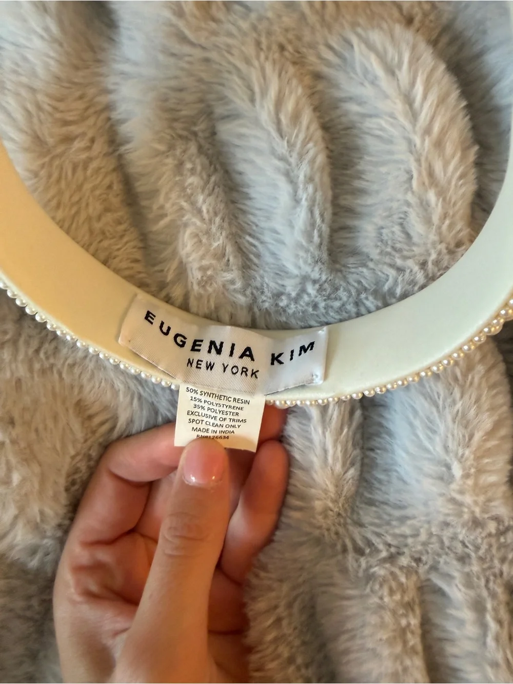 Flora Headband in Ivory EUGENIA KIM